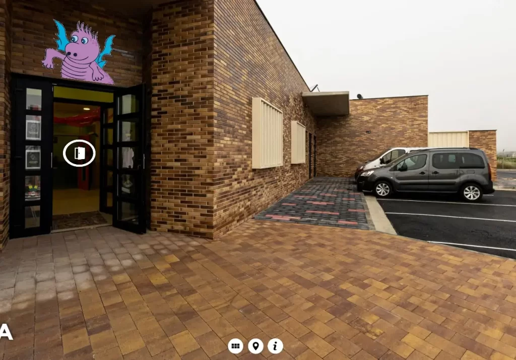 visita virtual centro de educacion infantil san jorge en zaragoza fachada