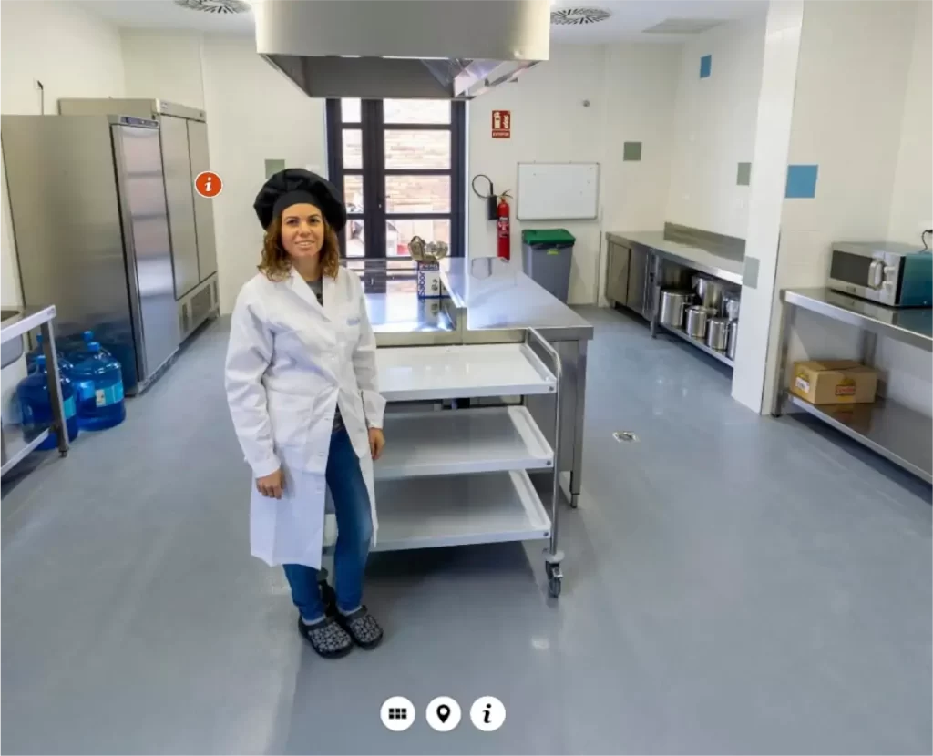 visita virtual centro de educacion infantil san jorge en zaragoza cocina