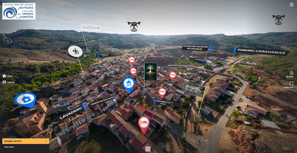 recorrido virtual en el ayuntamiento de jaraba
